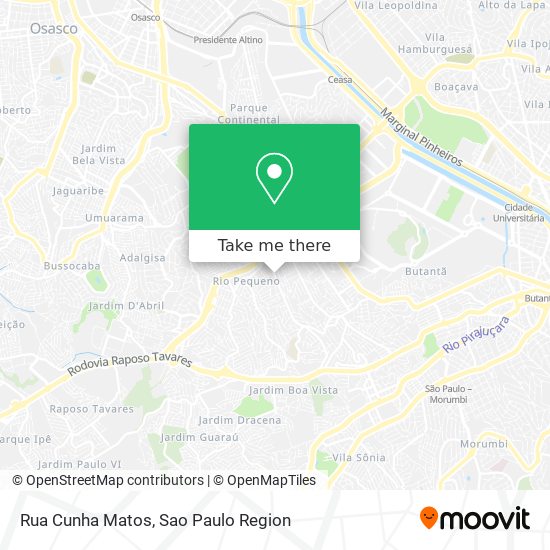 Rua Cunha Matos map