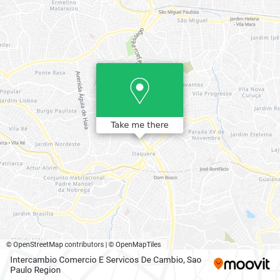 Intercambio Comercio E Servicos De Cambio map