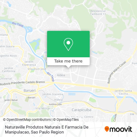 Mapa Naturaville Produtos Naturais E Farmacia De Manipulacao