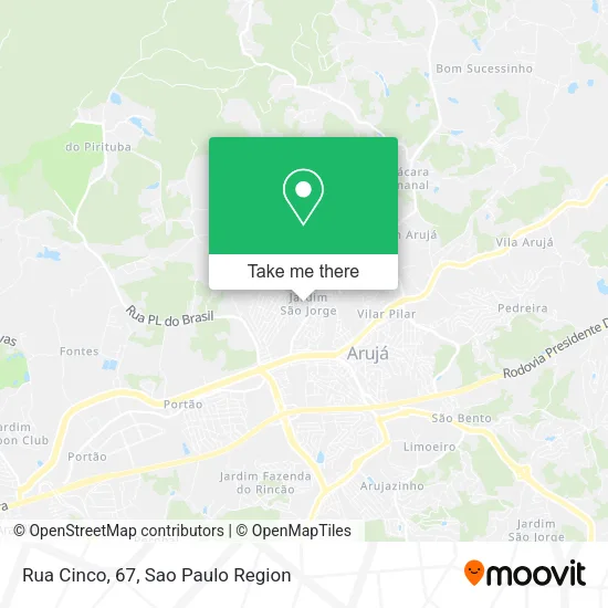 Rua Cinco, 67 map