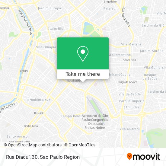 Mapa Rua Diacuí, 30