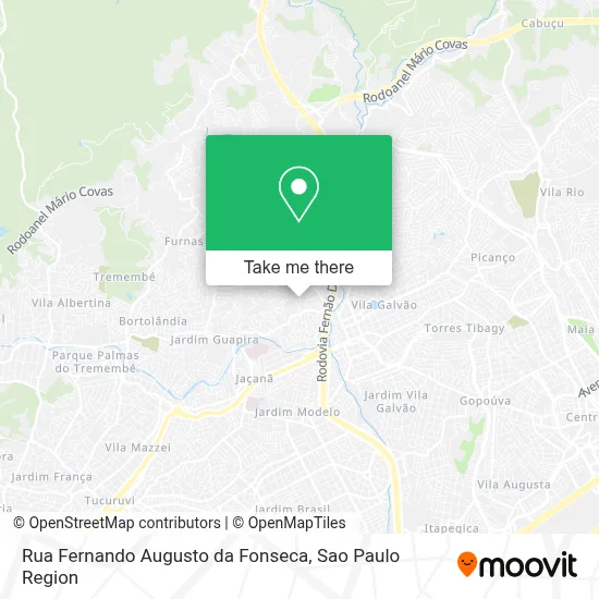 Rua Fernando Augusto da Fonseca map