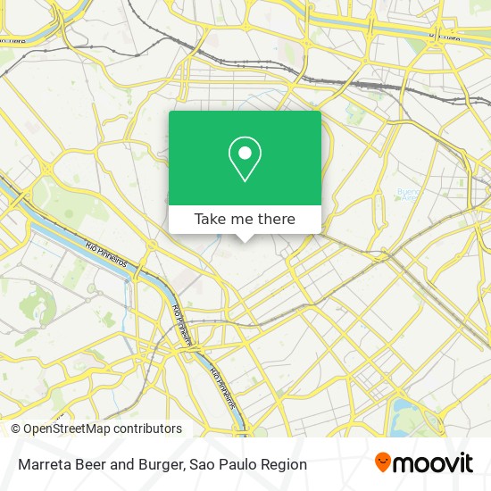 Mapa Marreta Beer and Burger