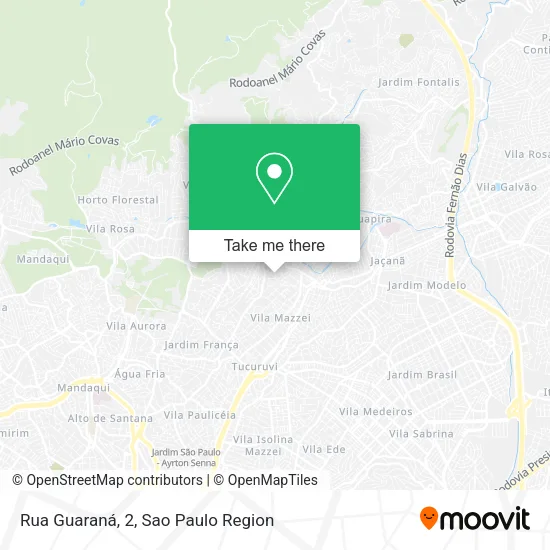 Rua Guaraná, 2 map