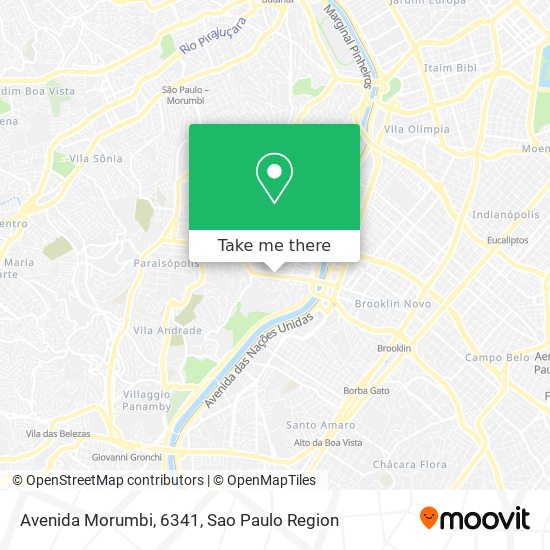 Mapa Avenida Morumbi, 6341