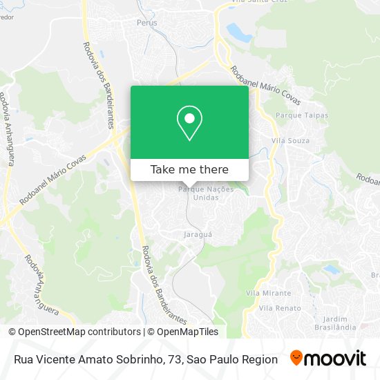 Mapa Rua Vicente Amato Sobrinho, 73