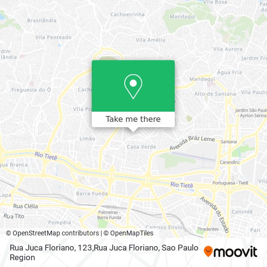 Mapa Rua Juca Floriano, 123,Rua Juca Floriano