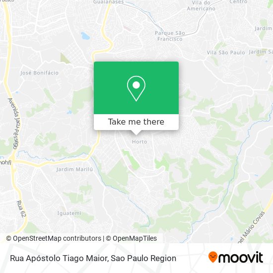 Rua Apóstolo Tiago Maior map