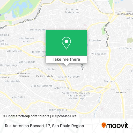Mapa Rua Antonino Bacaeri, 17