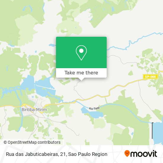 Rua das Jabuticabeiras, 21 map
