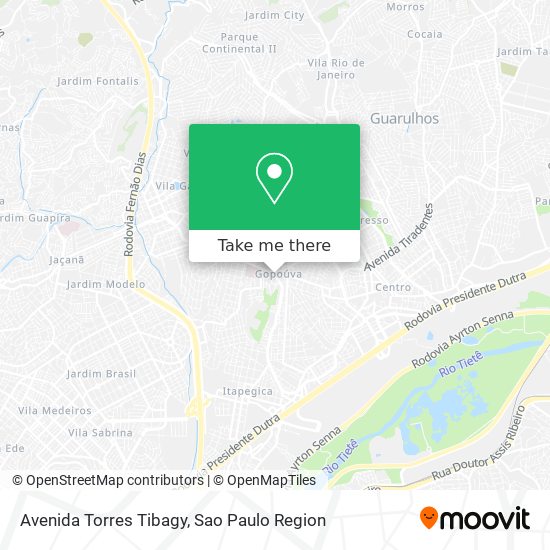 Mapa Avenida Torres Tibagy