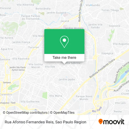 Rua Afonso Fernandes Reis map
