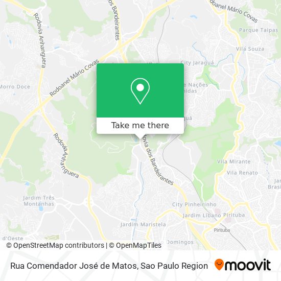 Rua Comendador José de Matos map