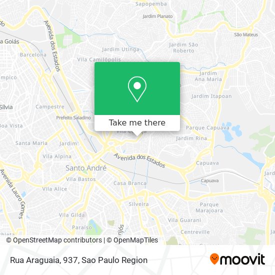 Rua Araguaia, 937 map