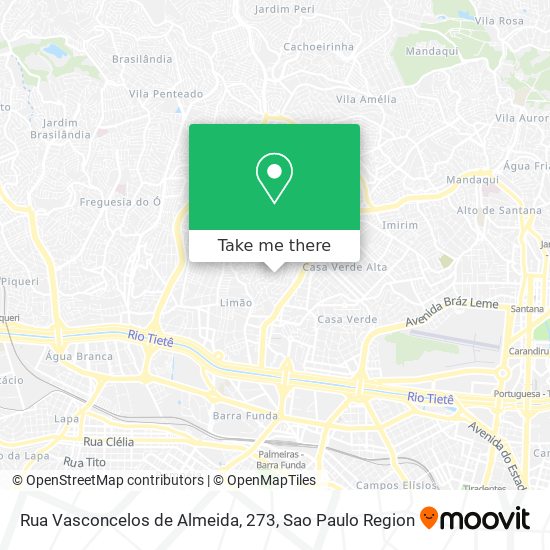 Rua Vasconcelos de Almeida, 273 map