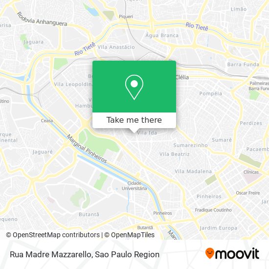 Rua Madre Mazzarello map