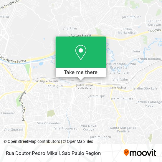 Rua Doutor Pedro Mikail map