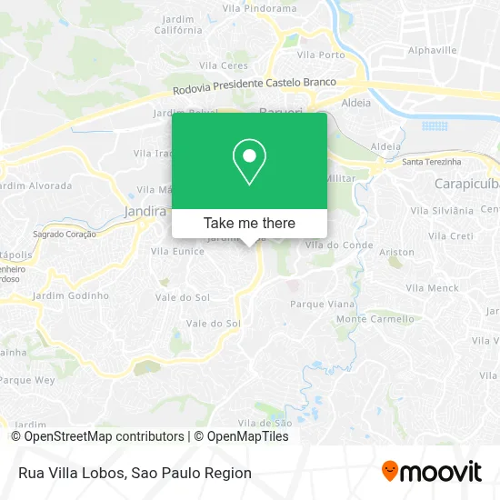 Rua Villa Lobos map