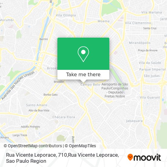 Rua Vicente Leporace, 710,Rua Vicente Leporace map