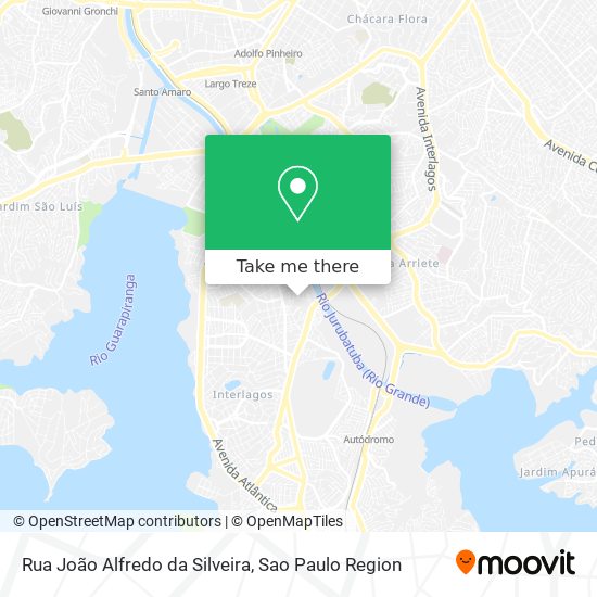 Mapa Rua João Alfredo da Silveira