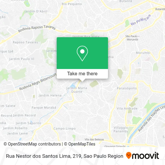 Rua Nestor dos Santos Lima, 219 map