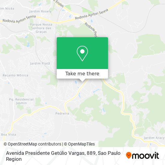 Avenida Presidente Getúlio Vargas, 889 map