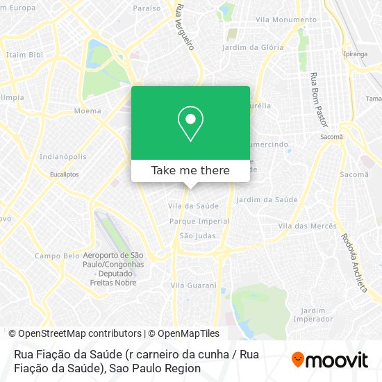 Mapa Rua Fiação da Saúde (r carneiro da cunha / Rua Fiação da Saúde)