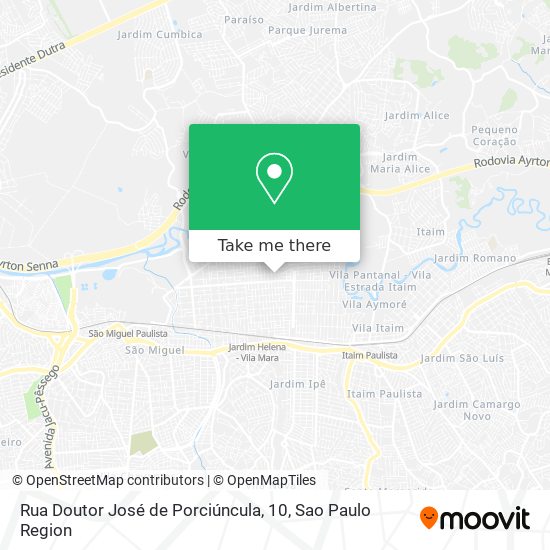 Rua Doutor José de Porciúncula, 10 map