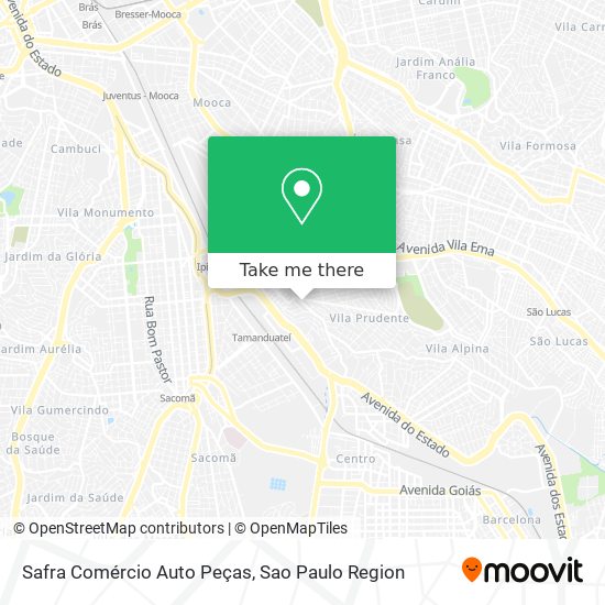 Safra Comércio Auto Peças map