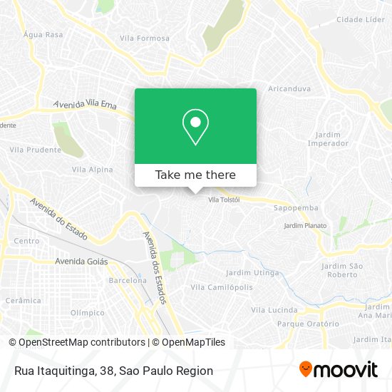Rua Itaquitinga, 38 map