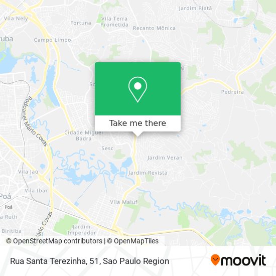 Rua Santa Terezinha, 51 map