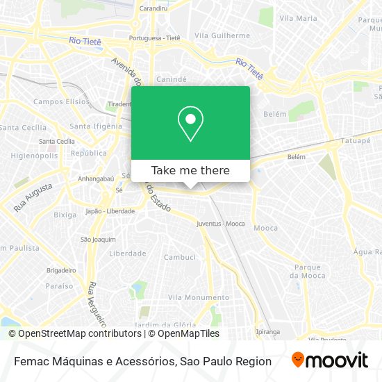 Femac Máquinas e Acessórios map