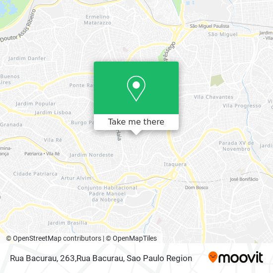 Rua Bacurau, 263,Rua Bacurau map