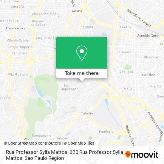 Mapa Rua Professor Sylla Mattos, 620,Rua Professor Sylla Mattos