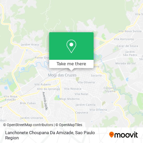 Lanchonete Choupana Da Amizade map