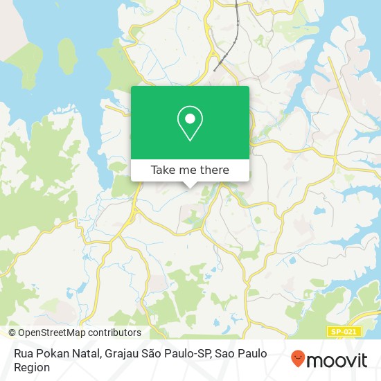 Rua Pokan Natal, Grajau São Paulo-SP map