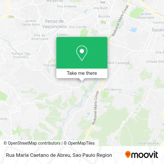 Rua Maria Caetano de Abreu map