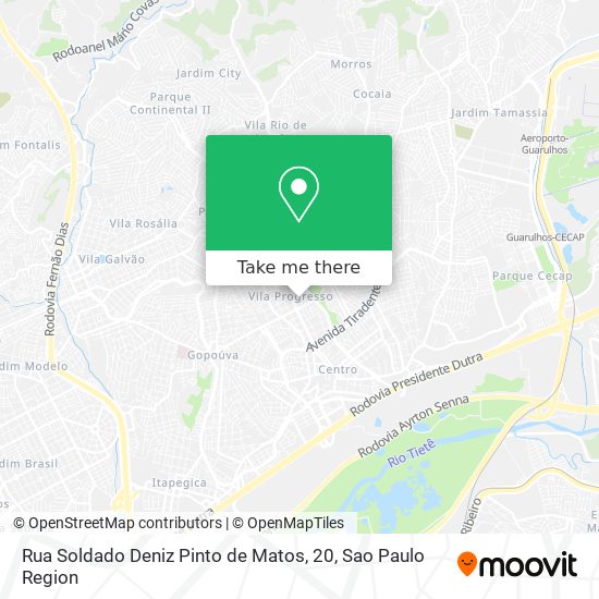 Rua Soldado Deniz Pinto de Matos, 20 map