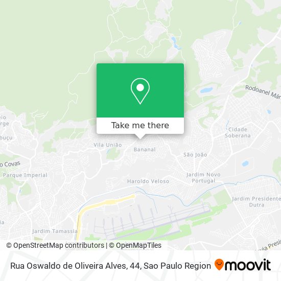 Rua Oswaldo de Oliveira Alves, 44 map