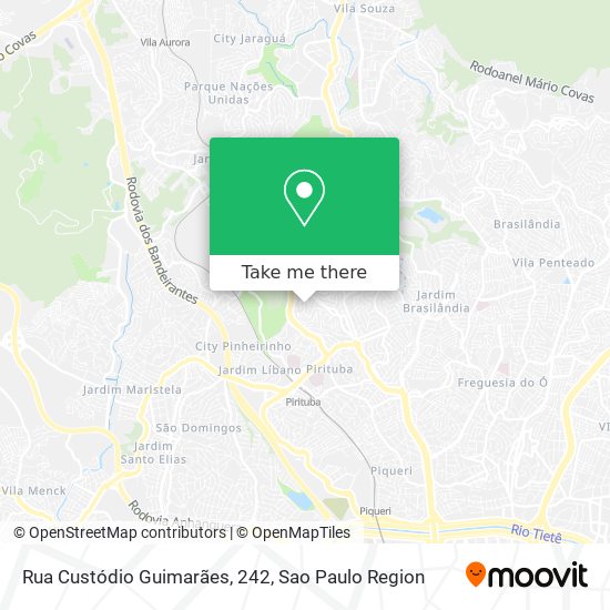 Rua Custódio Guimarães, 242 map