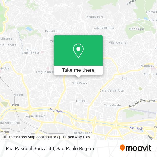 Mapa Rua Pascoal Souza, 40