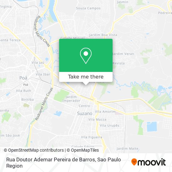 Mapa Rua Doutor Ademar Pereira de Barros