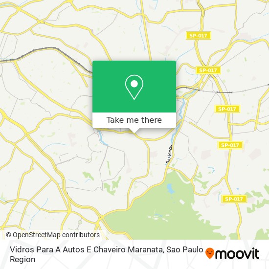 Vidros Para A Autos E Chaveiro Maranata map