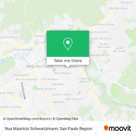 Rua Maurício Schwartzmann map