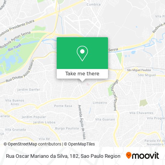 Rua Oscar Mariano da Silva, 182 map