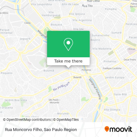 Rua Moncorvo Filho map