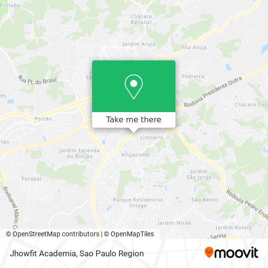 Jhowfit Academia map