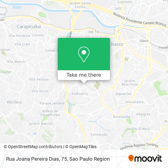 Rua Joana Pereira Dias, 75 map