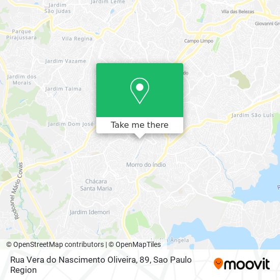 Rua Vera do Nascimento Oliveira, 89 map