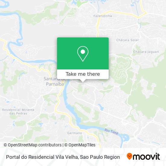 Mapa Portal do Residencial Vila Velha